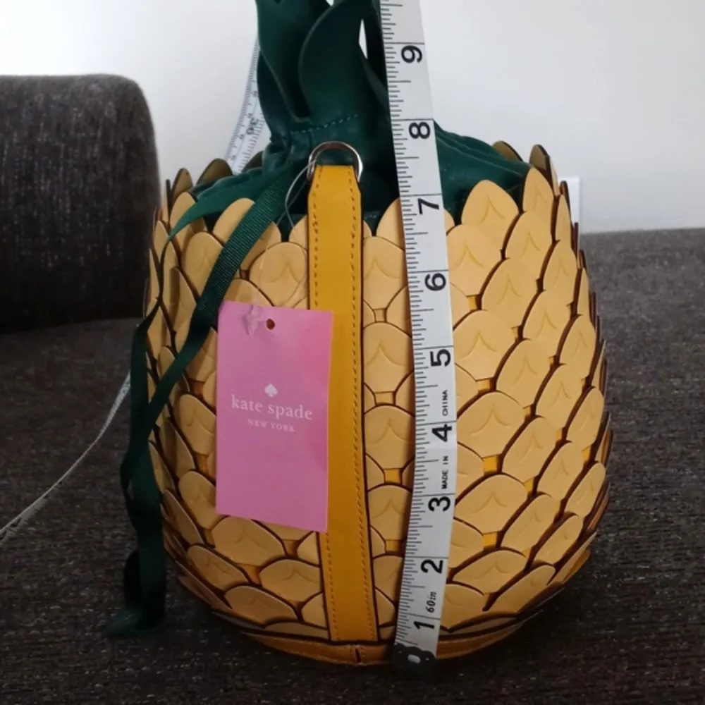 🆕 🍍RARE Kate Spade🍍 - "Colada" Pineapple Crossbody Bag - Picture 15 of 16